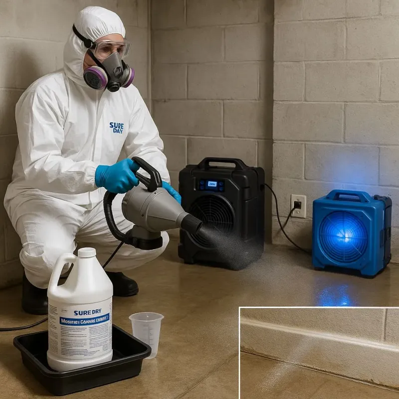 Sanitization and Odor Removal process in Schall Circle, FL