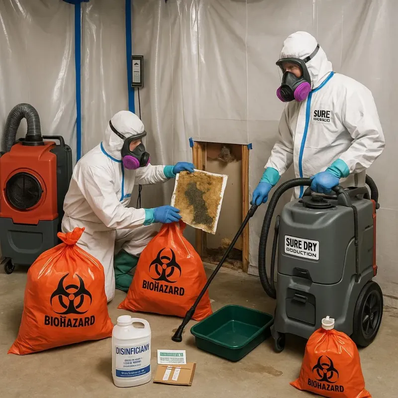 Contaminated Water Handling Protocols process in Schall Circle, FL